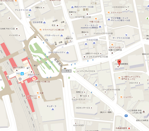ゆい法律事務所周辺地図